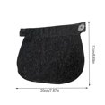 thumbnail image 4 of Pantalons de Maternité Confortables pour le Premier Trimestre, Rallonge Ajustable avec Trous et Boutons, Noir, 4 of 6