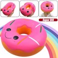 thumbnail image 1 of Squishies Jumbo Giant Doughnut Slow Rising Fruit Scented Stress Relief Toy Gift, 1 of 8