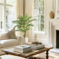 thumbnail image 4 of 5FT Artificial Golden Cane Palm Tree, Pre Potted Tropical Palm for Home Office, 2 Pack, 4 of 6