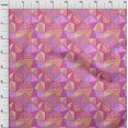 thumbnail image 4 of oneOone Rayon Fuschia Pink Fabric Check Patchwork Sewing Craft Projects Fabric Prints By Yard 56 Inch Wide, 4 of 5