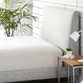 thumbnail image 5 of Bare Home 100% Cotton Flannel Fitted Sheet - Deep Pocket - Full/Double, White, 5 of 5