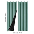 thumbnail image 2 of Rideaux Modernes Isolés Thermiques Assombrissants pour Salon et Chambre, Réduisant le Bruit, Design Uni, Draperies de Fenêtre, 2 of 4