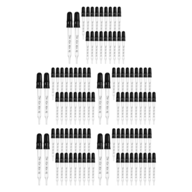 pitrice 20x White Wide Range Of Uses Glass Pipette Dropper For Essential Oils Aromatherapy Easy To Clean 5Set