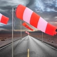 thumbnail image 4 of Red Windsock, Lightweight Polyester Bag For Outdoor Farm Industry, Wind Direction Measurement Sock, 100cm, 4 of 8