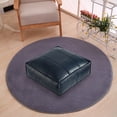 thumbnail image 1 of Pouf Marocain en Cuir Synthétique Repose-Pieds Housse de Pouf Non Rembourrée pour Rangement Coussin de Sol Sans Remplissage, 1 of 7