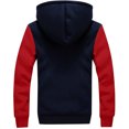 thumbnail image 4 of Mikilon Veste Décontractée Ample Unie pour Homme d'Automne et d'Hiver, 4 of 7