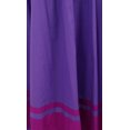thumbnail image 2 of Bimba Women's Long Maxi Skirt With Contrast Border Boho Skirt With Elastic Waist, 2 of 8