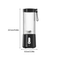 thumbnail image 3 of Wweixi Portable 500ml Electric Juicer Rechargeable Juice Maker Fruit Vegetable Extractor Mixer Blender Machine Kitchen Black, 3 of 6