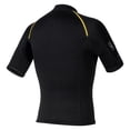 thumbnail image 4 of Sinleey Men 1.5mm Neoprene Wetsuits Top Short Sleeve Rash Guard Shirts Professional Swimwear Black 3XL, 4 of 5