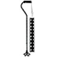 thumbnail image 3 of Essential Medical Supply Couture Offset Fashion Cane with Matching Standing Super Big Foot Tip, Hounds Tooth Style, Hounds Tooth Style, 1 Count, 3 of 4
