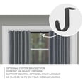 thumbnail image 4 of Easy Up Heavy Duty Adjustable Tension Window Curtain Rod, Assorted Colors, 4 of 5