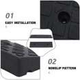 thumbnail image 3 of 2 Pcs Rampes de Roue de Voiture en Plastique pour Fauteuils Roulants et Chargement, 3 of 8