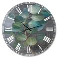 thumbnail image 1 of Designart Feuilles fraîches je horloge murale, 1 of 4