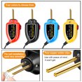 thumbnail image 4 of 100W High-Power Plastic Welding Kit for Auto Bumper Repair - Fast 1-3s Heating, 400°C Instant Temperature, Overheat Protection - US Plug, LED Light, Ergonomic Handle - Includes 50 Flat/M/Wave/V, 4 of 6