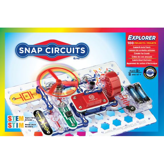 Snap Circuits® Science STEM Electronics Junior 100 (SC100FR) Plus de 100 projets !