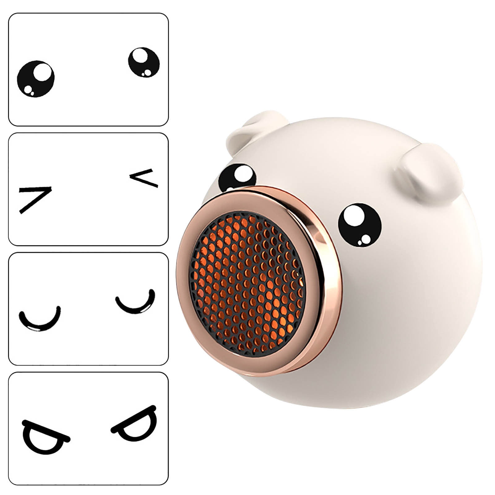 Vggrvlo Space Heater 1500W Portable Electric Heaters for Indoor Use with Heating and Fan Modes 9.5ft/s Portable Electric Heaters Heater for Office
