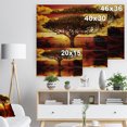 thumbnail image 5 of Design Art - Arbre Solitaire au Coucher du Soleil Africain, 5 of 5
