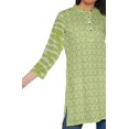 thumbnail image 4 of Moomaya Kurta Mini en Poly-Crêpe Tunique d'Été Kurtis Courts Imprimés pour Femmes, 4 of 5