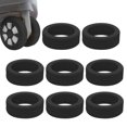 thumbnail image 4 of Luggage Wheel Cover Suitcase Cover Protector Luggage Compartment Wheel Sleeve Cover 8 Pcs Silicone Suitcase Wheel Cover Carry On Luggage Wheel Cover for Suitcase Thick Soundproof Blanket, 4 of 5