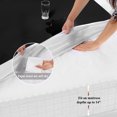 thumbnail image 4 of Unique Bargains All Around Waterproof Mattress Protector Breathable and Comfortable Bed Cover, White 75x39 Inch,Microfiber Polyester, 4 of 9