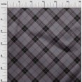 thumbnail image 2 of oneOone Georgette Viscose Fabric Tartan Check Print Sewing Fabric BTY 42 Inch Wide, 2 of 4