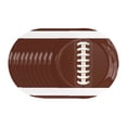 thumbnail image 2 of Riforla Border : Themed Kids' Birthday Party Tableware Set Football Plates Napkins Tablecloth & Event & Party Brown, 2 of 7
