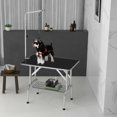thumbnail image 2 of PawHut Table de Toilettage pour Chien avec Bras de Toilettage à Hauteur Réglable de 8 à 39 Pouces, 2 of 10