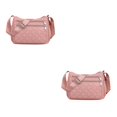 thumbnail image 3 of Youkk Stay Organized With Multipurpose Messenger Bag Large Capacity Crossbody Bag pink 2Set, 3 of 6