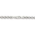 thumbnail image 3 of Collier Chaîne à Maillons Rolo en Argent Sterling 925 5 mm Pendentif Breloque, 3 of 9