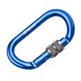 thumbnail image 2 of 25KN Vis de Verrouillage Mousqueton Escalade Extérieure Rappel - Vis Bleue, 110x61mm, 2 of 7