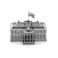thumbnail image 1 of Fascinations Metal Earth White House 3D Metal Model Kit, 1 of 3