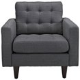 thumbnail image 2 of Modway Empress Upholstered Armchair, Gray, 2 of 5