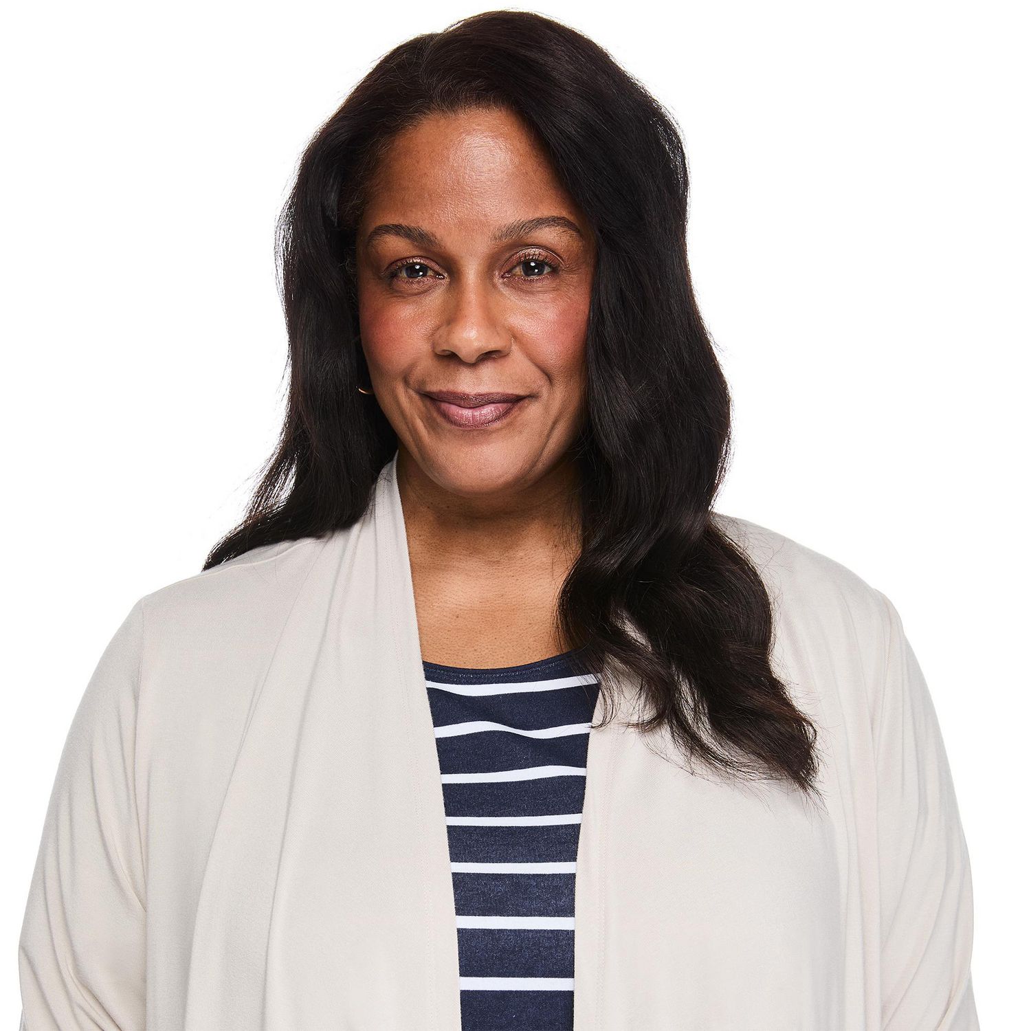 Cardigan avec motif en cascade Karen Scott Plus pour femmes