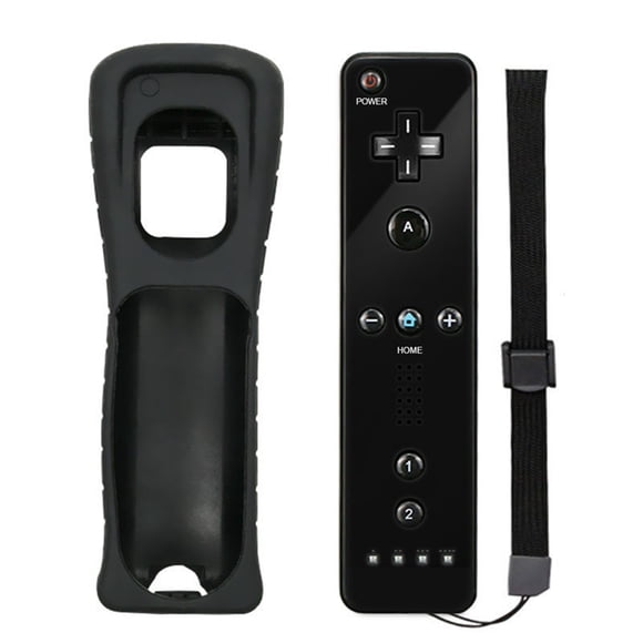Enqiretly Silica Gel Wireless Controller For Wii Not Easy To Tear Remote Compatible For Home Feel Good Gamepad black