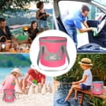 thumbnail image 1 of TopLLC 12L Portable Foldable Water Bucket Fishing Bucket Folding Water Container For Travelling Camping Hiking Fishing Washing on Clearance, 1 of 4