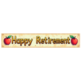 thumbnail image 3 of Happy Retirement Banner with Apple Decor Background Party Decors Retirement Celebration Photography Props Backdrop Decorations, 3 of 4