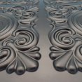 thumbnail image 2 of Drop-In, Glue-Up 2'x2' Faux Tin PVC Ceiling Tile , Mocha, Sample, 2 of 4