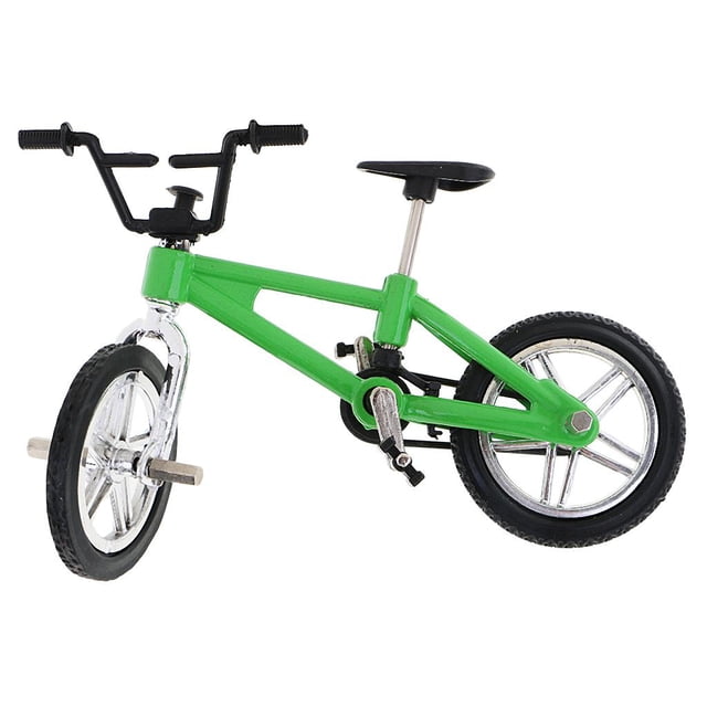 lionlar Vélo de Doigt en Alliage Mini Vélo de Doigt Modèle Jouet pour Garçons Collection 4 Couleurs Vert