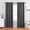 Black-Free Size/BK, variant on 39x78In Polyester Curtain Panel Single Piece Round Grommet Design Insulated Noise Reduction Light Blocking Party Decor for Bedroom Living Room Home Window Treatment Multi Color Option