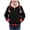 Black, variant on Tranfacy Zip Up Hoodie Girls Hoodies Pullover 2-15 Years Solid Color Fashion Casual Winter Fleece Long Sleeve Hooded Zipper Sweatshirt with Pockets