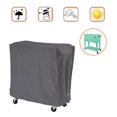 thumbnail image 3 of Refrigerated Truck Cover Black Oxford Cloth Refrigerated Truck Waterproof Dust Cover with Portable Handle Washable Cooler Cart Protector for Kitchen Shop, 3 of 9
