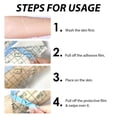 thumbnail image 4 of Transparent Adhesive Film Dressing 4x4"(10x10cm),Waterproof Clear Adhesive Bandage Wound Dressing for Wound Protection First Aid Post Surgical Care Abrasions Blisters,1Pcs, 4 of 8