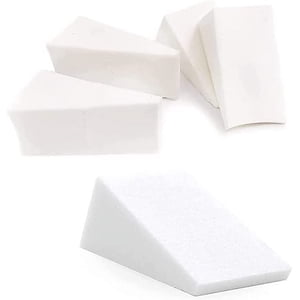 LAICAIW Éponge de maquillage Mini Boîte de bords pour applicateurs 100 I Triangle Cosmétiques faire l'éponge de mélangeur de beauté pour la Fondation Je visage éponges maquillage qui remplacent les brosses de maquillage Je Latex Free Beauty Produ