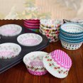 thumbnail image 2 of 80 Pcs Cupcake Wrappers Heat Resistant Oil-proof Round Thicken Paper Cups Muffin Liners (Random Pattern), 2 of 5