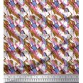 thumbnail image 1 of Soimoi Rayon Fabric Brush Stroke Abstract Print Fabric by Yard 42 Inch Wide, 1 of 3
