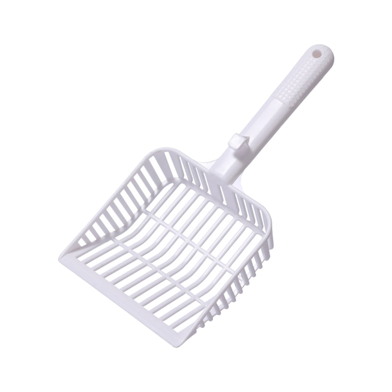 Large Hole Cat Litter Thick and Sturdy Cat Litter Easy to Clean Cat Litter Ergonomic Handle Non Stick Cat Litter (Yellow/White/Green)