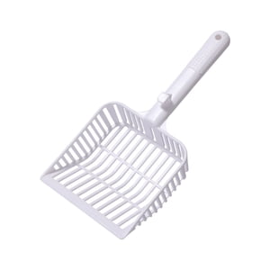 Large Hole Cat Litter Thick and Sturdy Cat Litter Easy to Clean Cat Litter Ergonomic Handle Non Stick Cat Litter (Yellow/White/Green)
