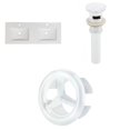 thumbnail image 1 of American Imaginations 35.5-in. W 3H8-in. Ceramic Top Set In White Color AI-24379, 1 of 1