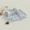 thumbnail image 3 of Vêtements Chauds d'Hiver pour Bébé Garçon Fille Sweat à Col Rond Pull à Manches Longues Tenue d'Automne, 3 of 7