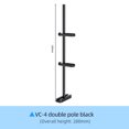 thumbnail image 1 of Support de Carte Graphique VC-4 VC-5 en Alliage d'Aluminium Réglable Support de Carte Vidéo GPU ITX/ATX Accessoire de PC de Bureau VC-4-D-BK, 1 of 6